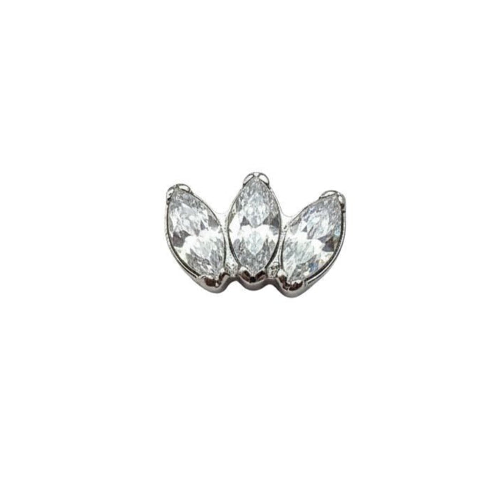 Sonia - Labret Filetage Interne - Finition Argent - M0.9(16G)