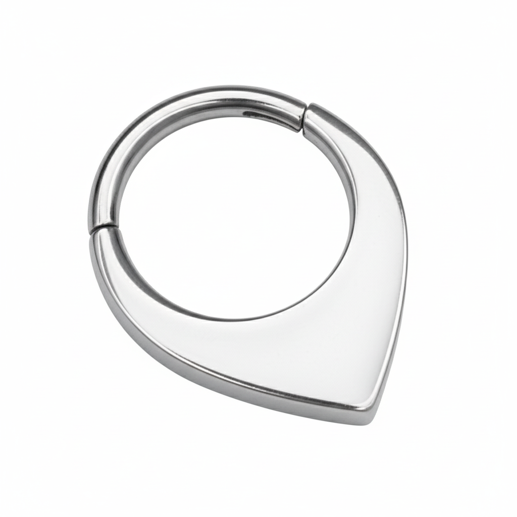 Daria - Titanium Clicker Ring F136 - Gold Finish - 1.2*8mm