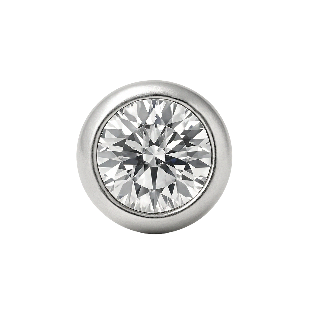 Kaia - Labret Filetage Interne - Finition Argent - 1.2*10*3mm - Zircon Blanc