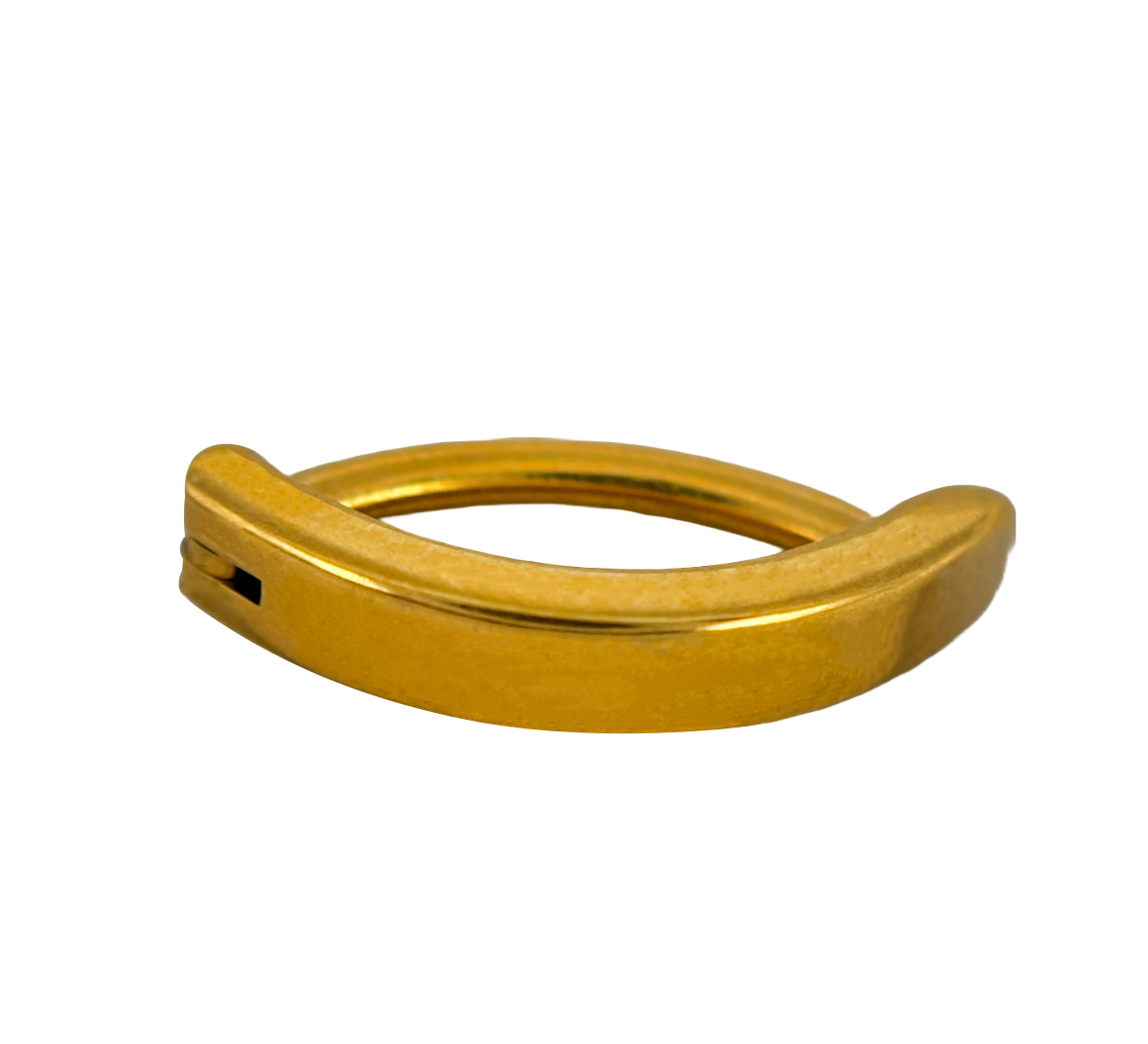 Saskia - Nombril Oval Bumpy - Finition Or - 1.6*10mm