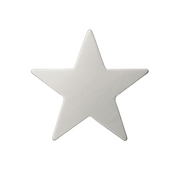 Star - Puce Oreille - Finition Argent