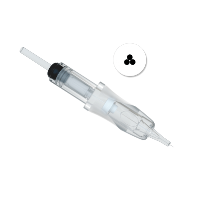 Module Amiea à twist en plastique, aiguille en acier chirurgical stérile à usage unique pour dermographie réparatrice.