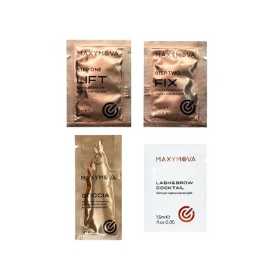 Kit découverte rehaussement de cils et sourcils, kit échantillon rehaussement de cils, dose essai Maxymova