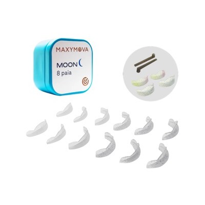 Bigoudis silicone Lift & Curls Maxymova, Bigoudis rehaussement de cils, bidougis en silicone