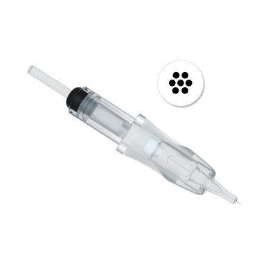 Module Amiea à clip en plastique, aiguille en acier chirurgical stérile à usage unique pour maquillage semi-permanent.