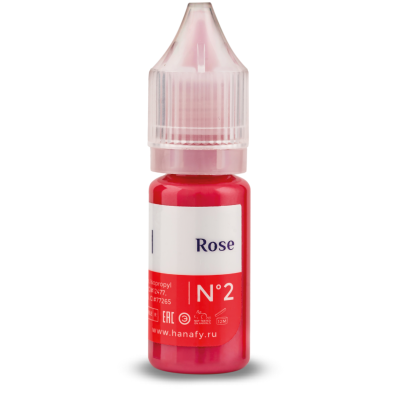 Pigment pour maquillage permanent rose de la marque hanafy, pigment pour concours internationaux, encre maquillage permanent