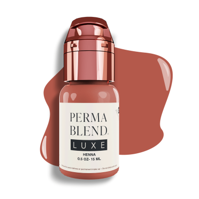 Flacon de pigment Perma Blend de 15ml avec un capuchon rose métallisé à clip pour une hygiène optimale.