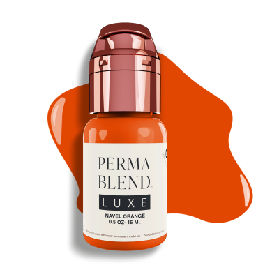 Flacon de pigment Perma Blend de 15ml avec un capuchon rose métallisé à clip pour une hygiène optimale.