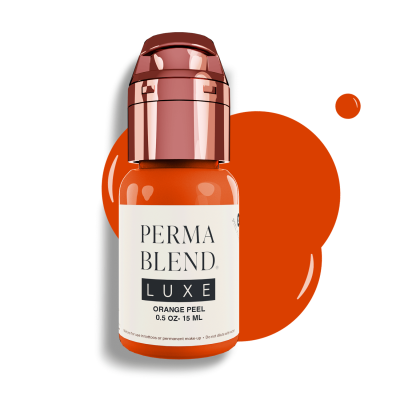 Flacon de pigment Perma Blend de 15ml avec un capuchon rose métallisé à clip pour une hygiène optimale.