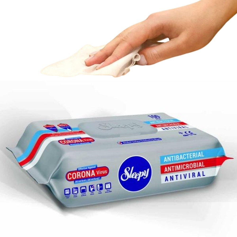 Lingettes nettoyantes désinfectantes pour matériel et surfaces maquillage permanent.