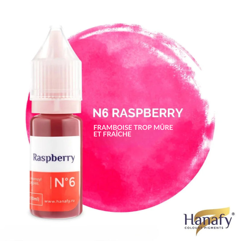 N°6 Raspberry - Pigment Hanafy - 10 ml - Non REACH