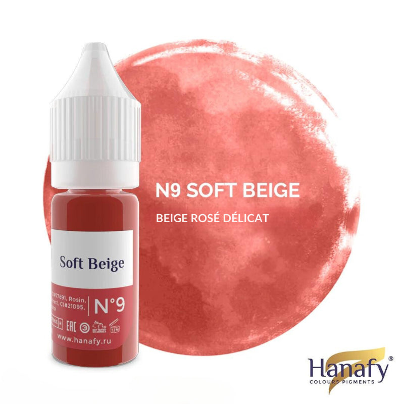 N°9 Soft Beige - Pigment Hanafy - 10 ml - Non REACH