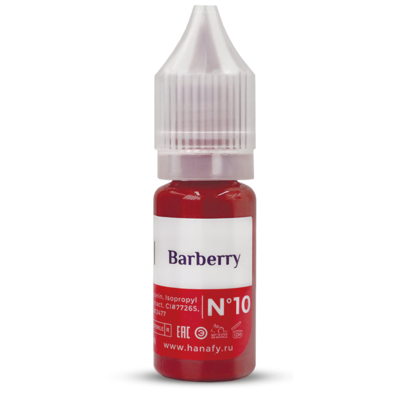 N°10 Barberry - Pigment Hanafy - 10 ml - Non REACH