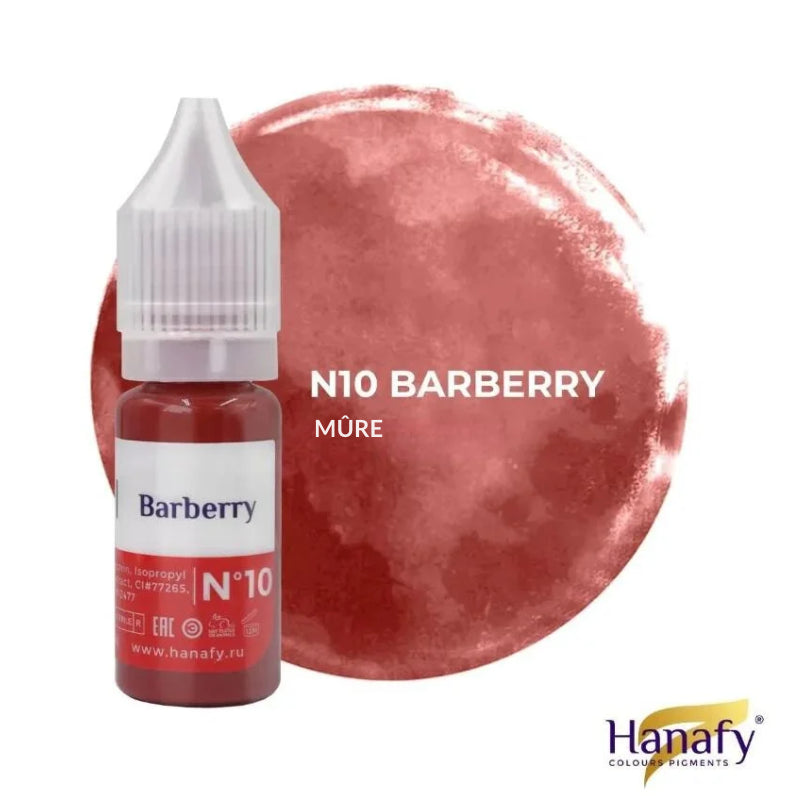 N°10 Barberry - Pigment Hanafy - 10 ml - Non REACH