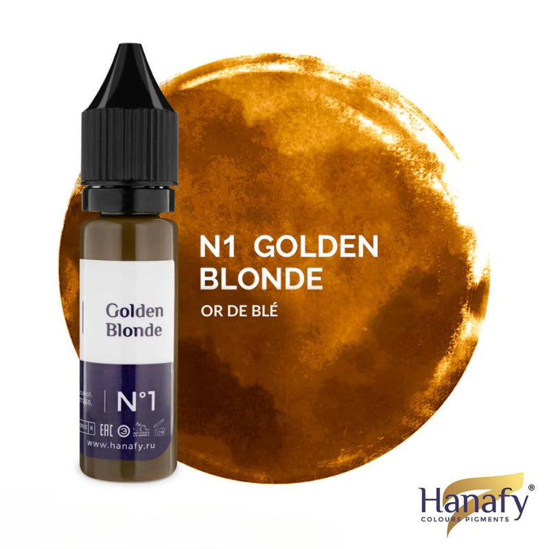 N°1 Golden Blonde - Pigment Hanafy - 15 ml - Non REACH