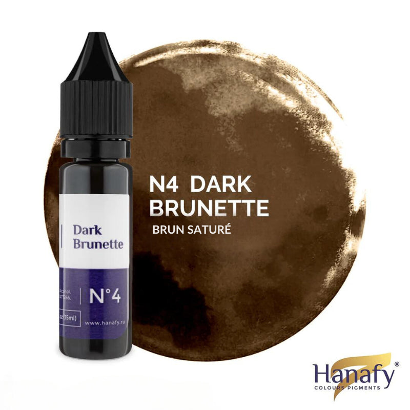 N°4 Dark Brunette - Pigment Hanafy - 15 ml - Non REACH