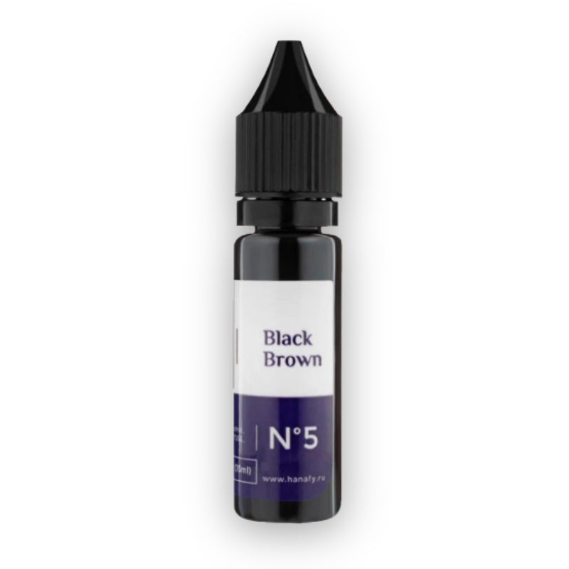 N°5 Black Brown - Pigment Hanafy - 15 ml - Non REACH