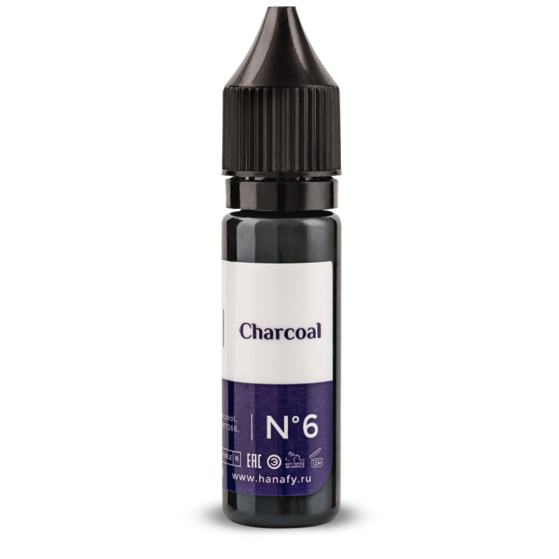 N°6 Charcoal - Pigment Hanafy - 15 ml - Non REACH