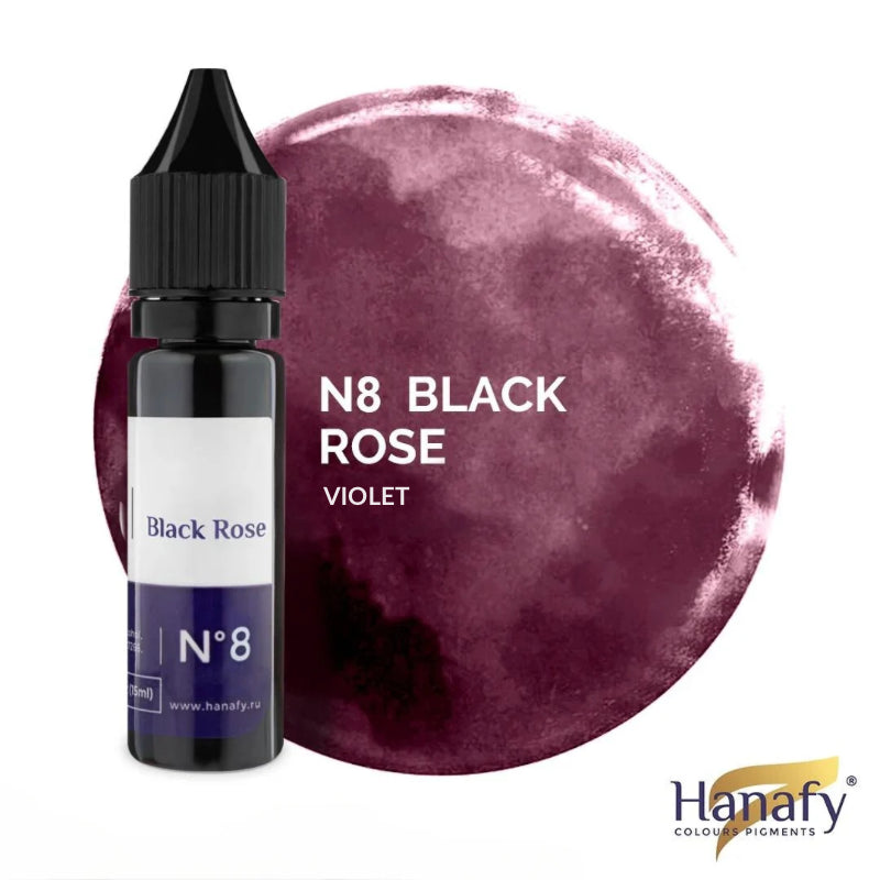 N°8 Black Rose - Pigment Hanafy - 15 ml - Non REACH