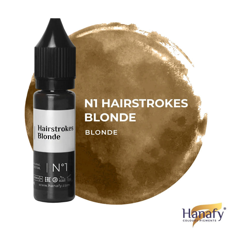 N°1 Blonde Hairstrokes - Pigment Hanafy - 15 ml - Non REACH