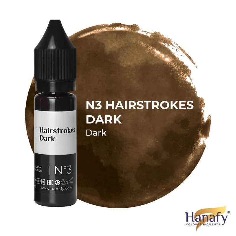 N°3 Dark Hairstrokes - Pigment Hanafy - 15 ml - Non REACH