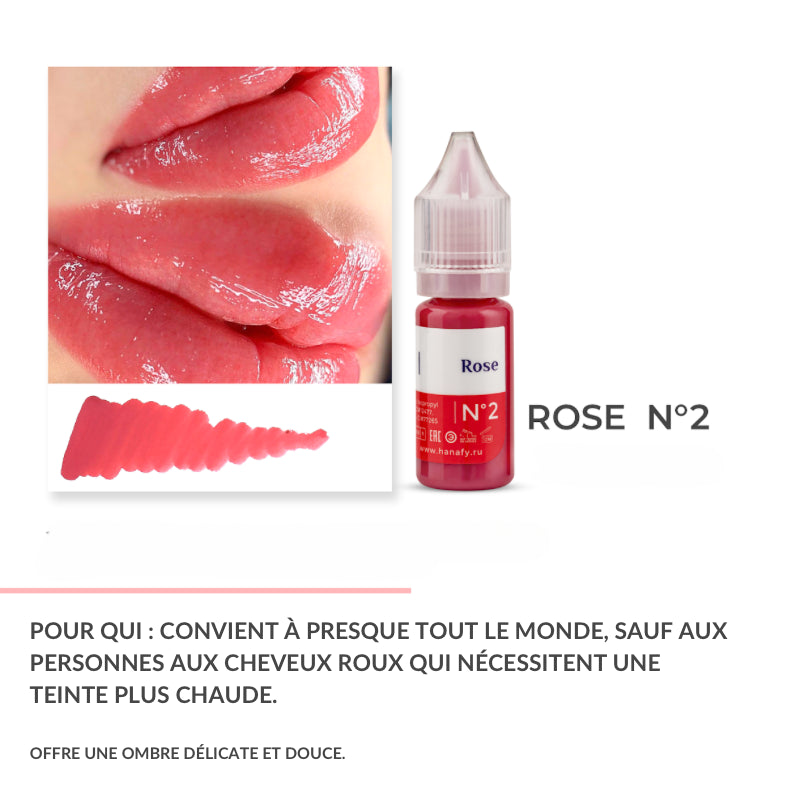 N°2 Rose - Pigment Hanafy - 10 ml - Non REACH