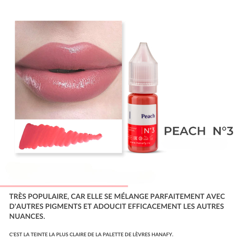 N°3 Peach - Pigment Hanafy - 10 ml - Non REACH