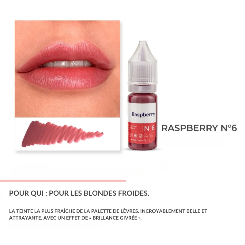 N°6 Raspberry - Pigment Hanafy - 10 ml - Non REACH