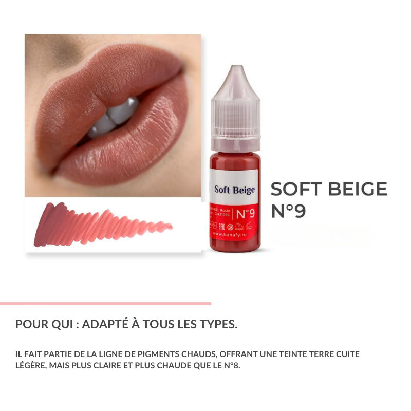 N°9 Soft Beige - Pigment Hanafy - 10 ml - Non REACH