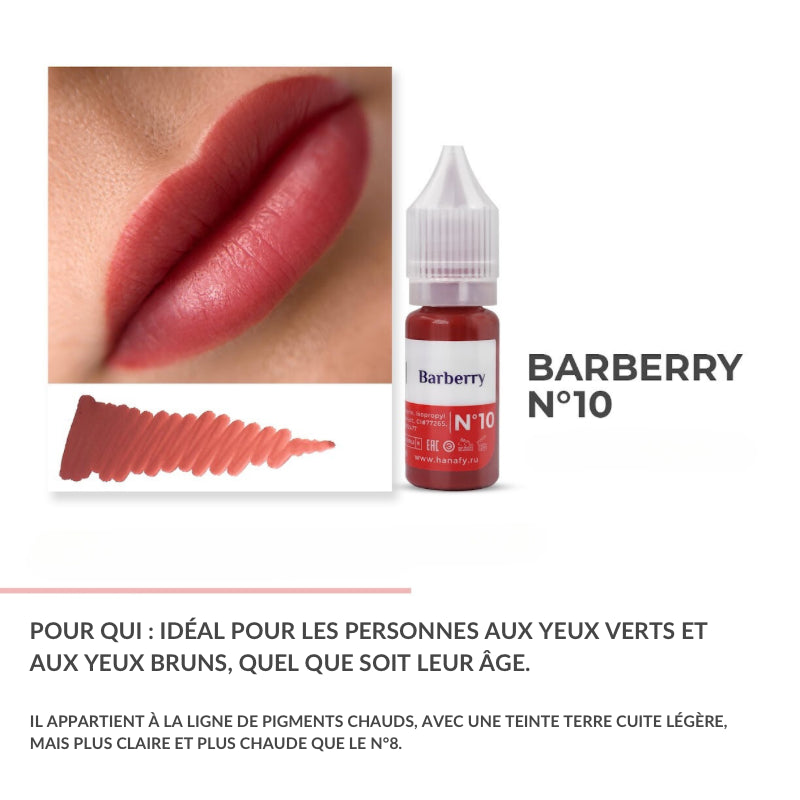 N°10 Barberry - Pigment Hanafy - 10 ml - Non REACH