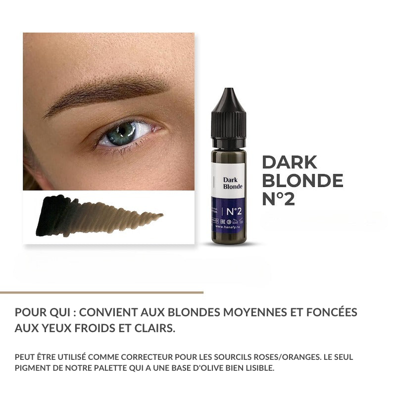 N°2 Dark Blonde - Pigment Hanafy - 15 ml - Non REACH