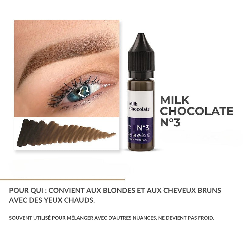 N°3 Milk Chocolate - Pigment Hanafy - 15 ml - Non REACH