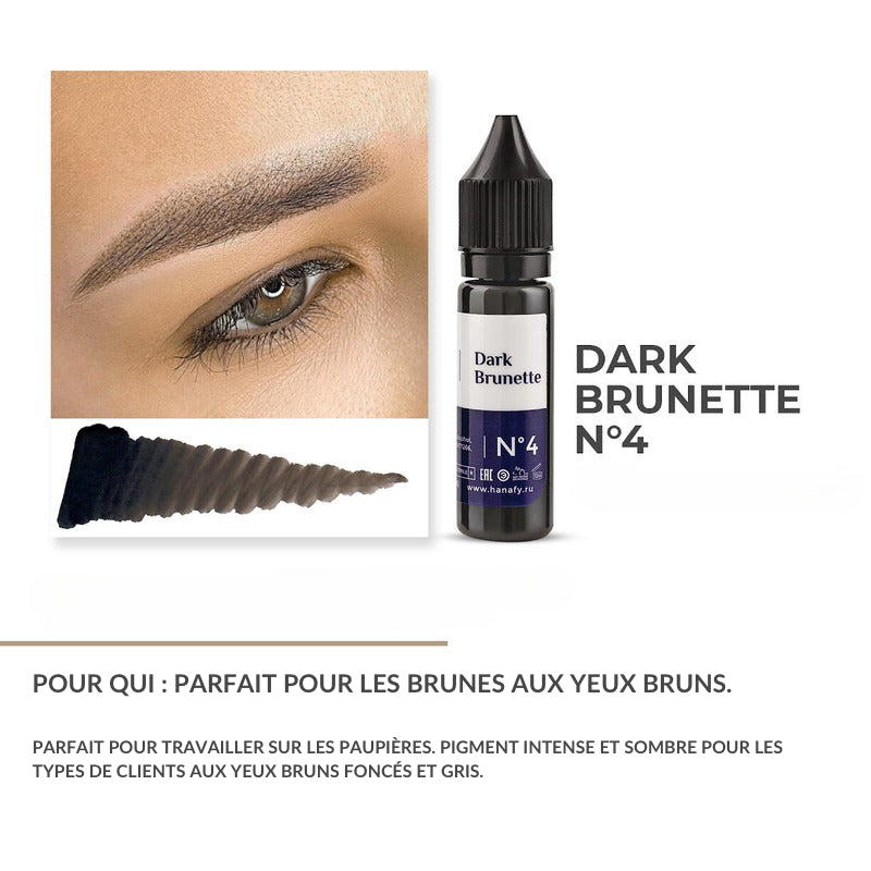 N°4 Dark Brunette - Pigment Hanafy - 15 ml - Non REACH