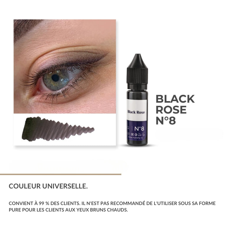 N°8 Black Rose - Pigment Hanafy - 15 ml - Non REACH