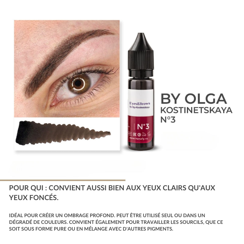 N°3 Eyes and Brows by O.K. - Pigment Hanafy - 15 ml - Non REACH