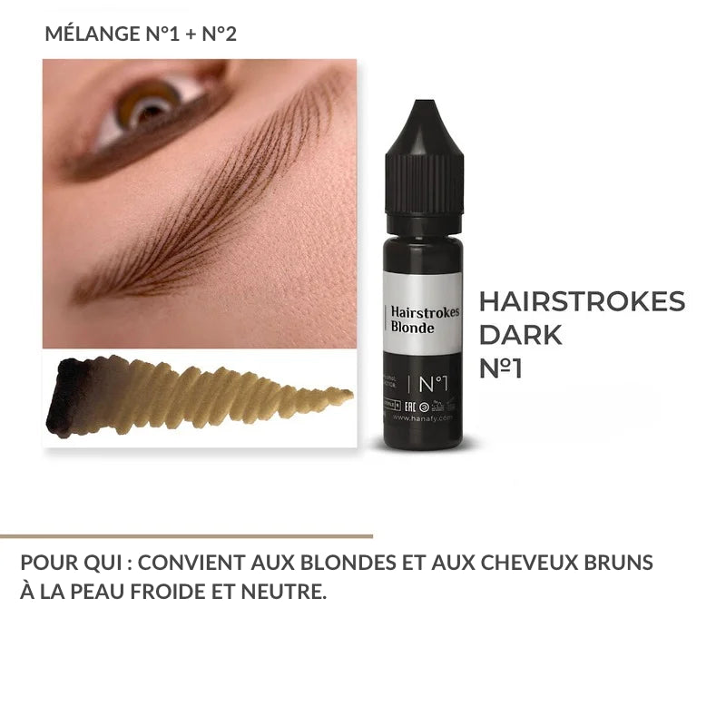 N°1 Blonde Hairstrokes - Pigment Hanafy - 15 ml - Non REACH