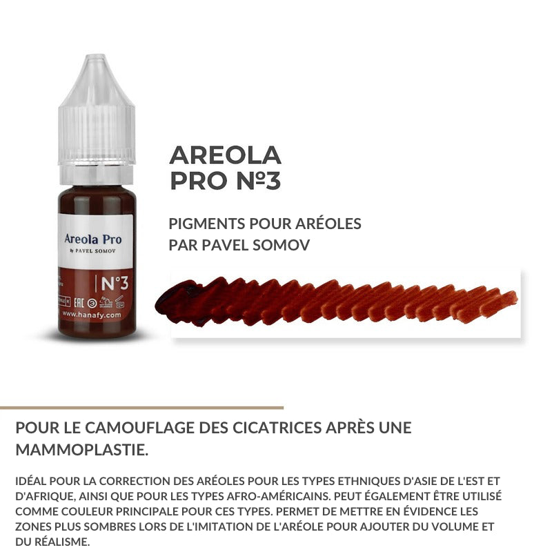 N°3 Areola Pro by P.S. - Pigment Hanafy - 10 ml - Non REACH