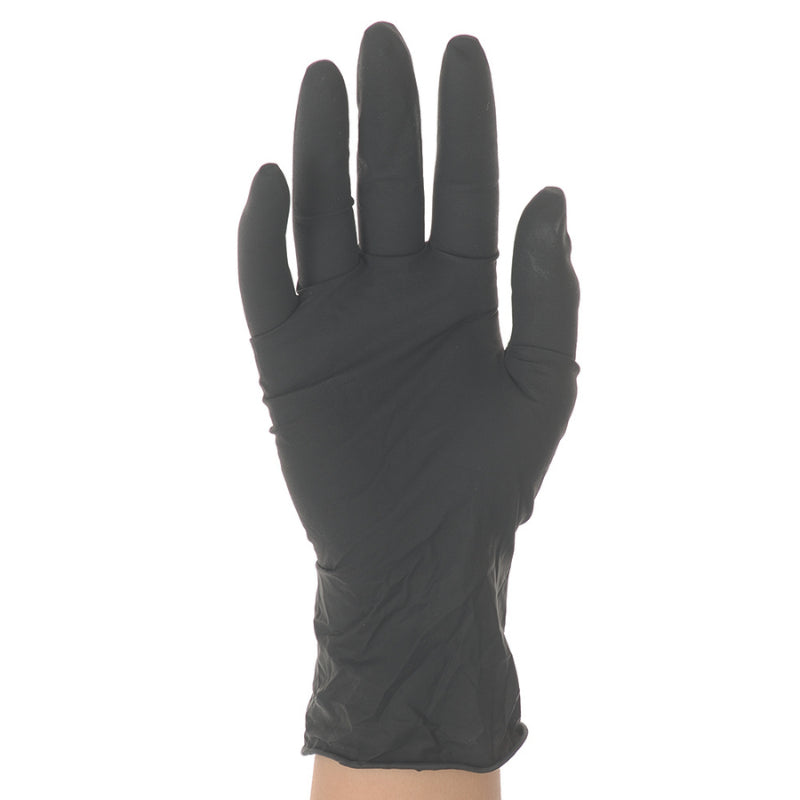 GANTS LATEX NOIRS - SANS POUDRE - x100