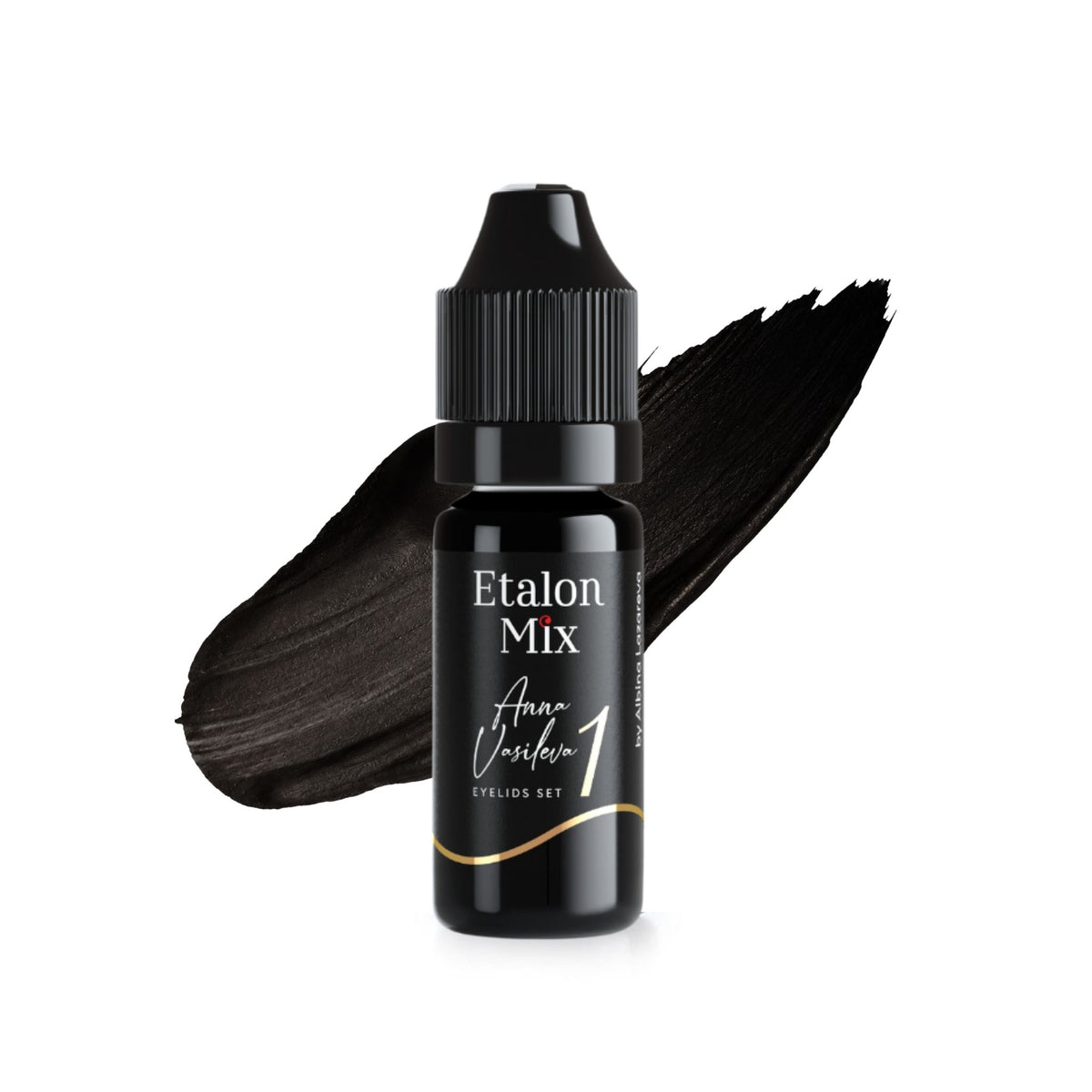 N°1 Midnight par Anna Vasileva - Pigment pour maquillage permanent Eye-liner - 10 ml