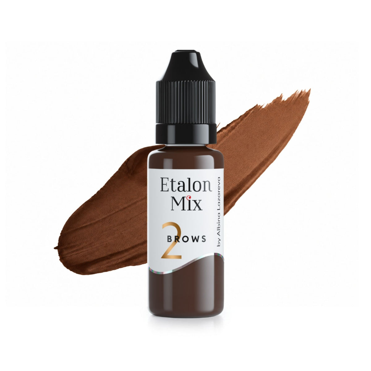 N°2 Milk chocolate - Pigment pour maquillage permanent sourcils - 15 ml