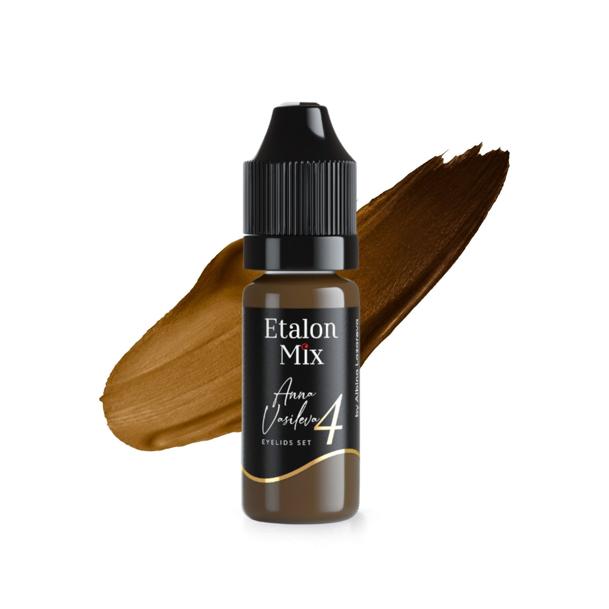 N°4 Gold par Anna Vasileva - Pigment pour maquillage permanent Eye-liner - 10 ml