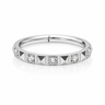 Eulalia - Anneau Clicker - Finition Argent - 1.2*8mm - Zircon Blanc
