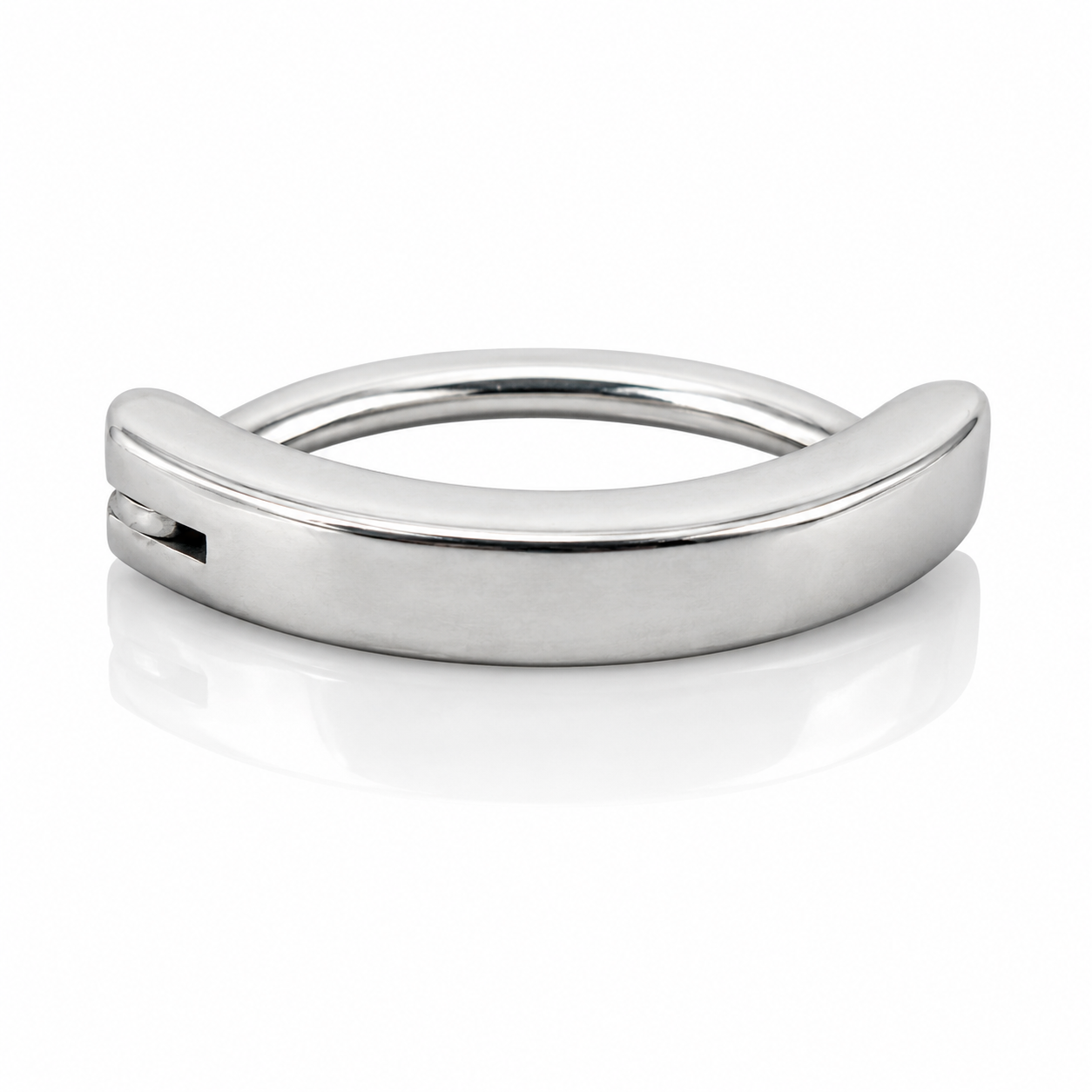 Saskia - Nombril Oval Bumpy - Finition Argent - 1.6*10mm