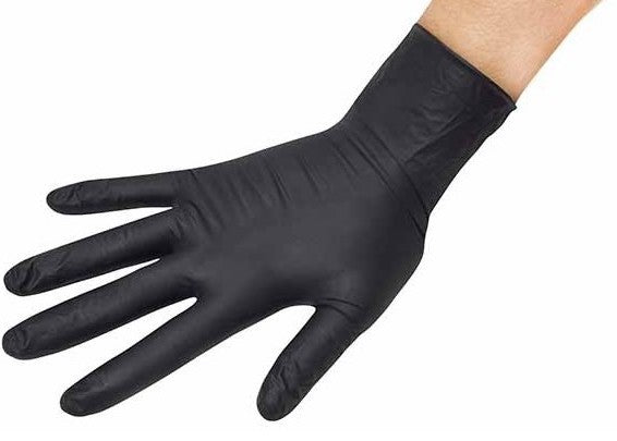 GANTS NITRILES NOIRS - SANS POUDRE - x100