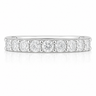 Iliana - Anneau Clicker - Finition Argent - 1.2*12 mm - Zircon Blanc