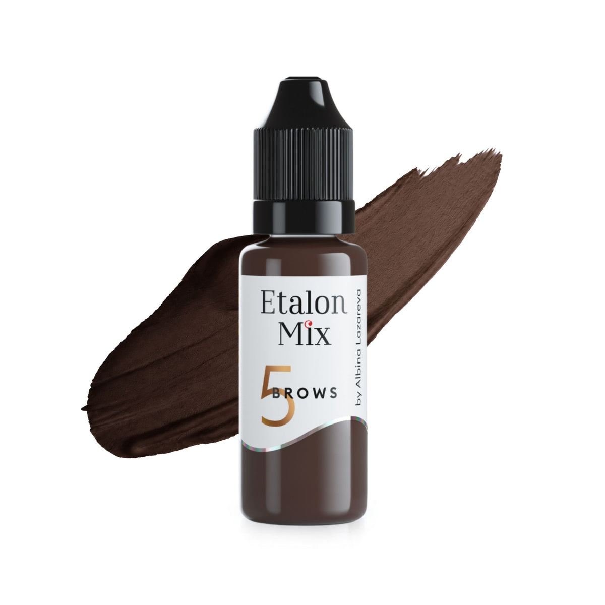 N°5 Dark chocolate - Pigment pour maquillage permanent sourcils - 15 ml