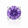 Cosima - Labret Filetage Interne - Finition Argent - M0.9(16G)-2mm - Zircon Violet