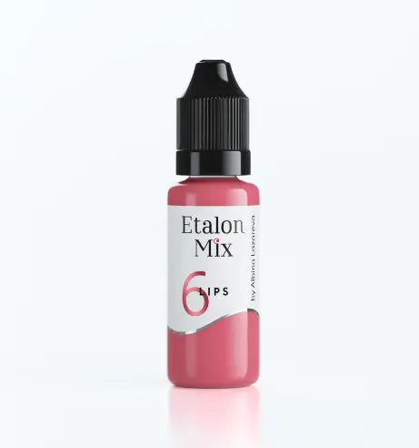 N° 6 Dusty rose - Pigment pour maquillage permanent lèvres - 15 ml
