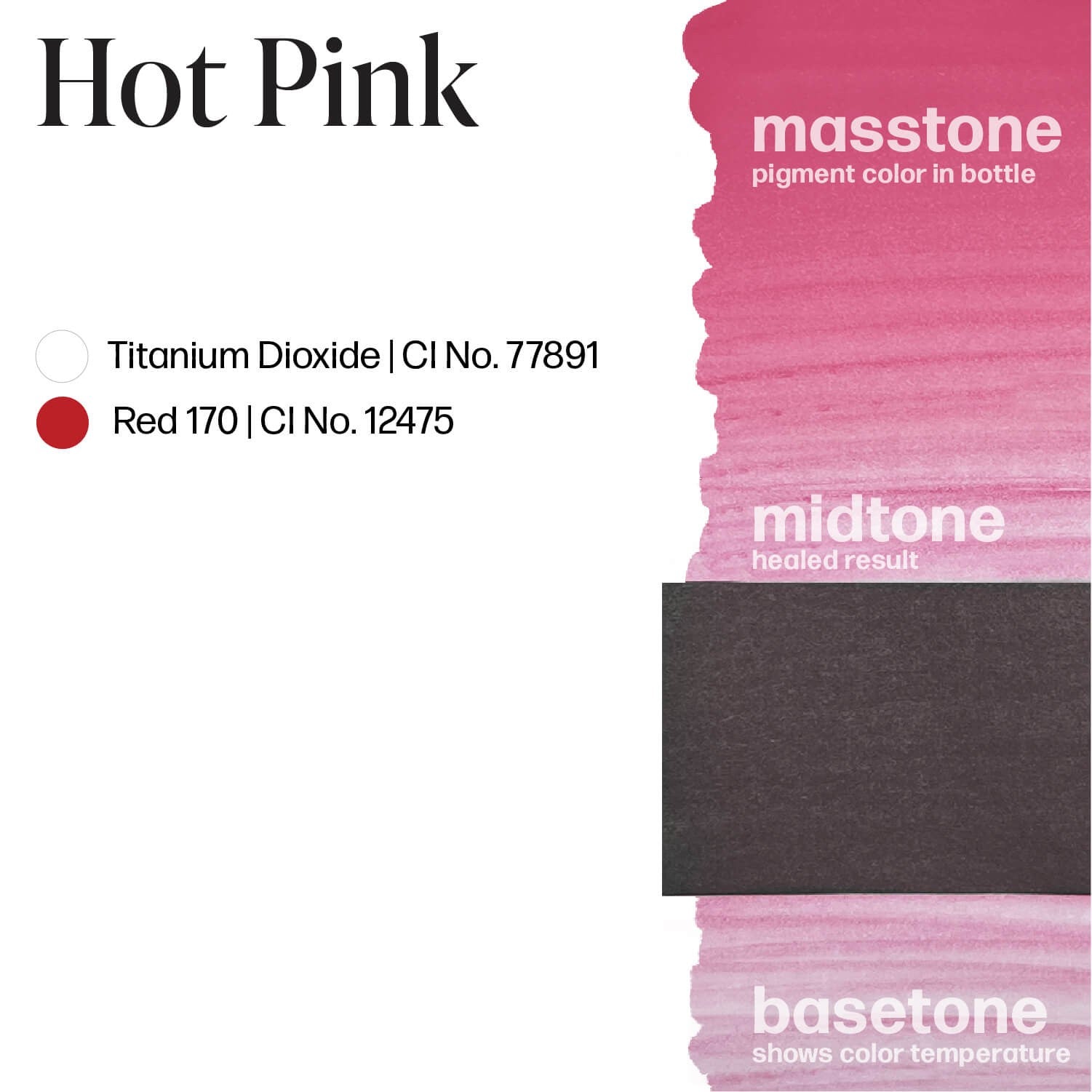 HOT PINK - Pigment pour maquillage permanent - 15ml