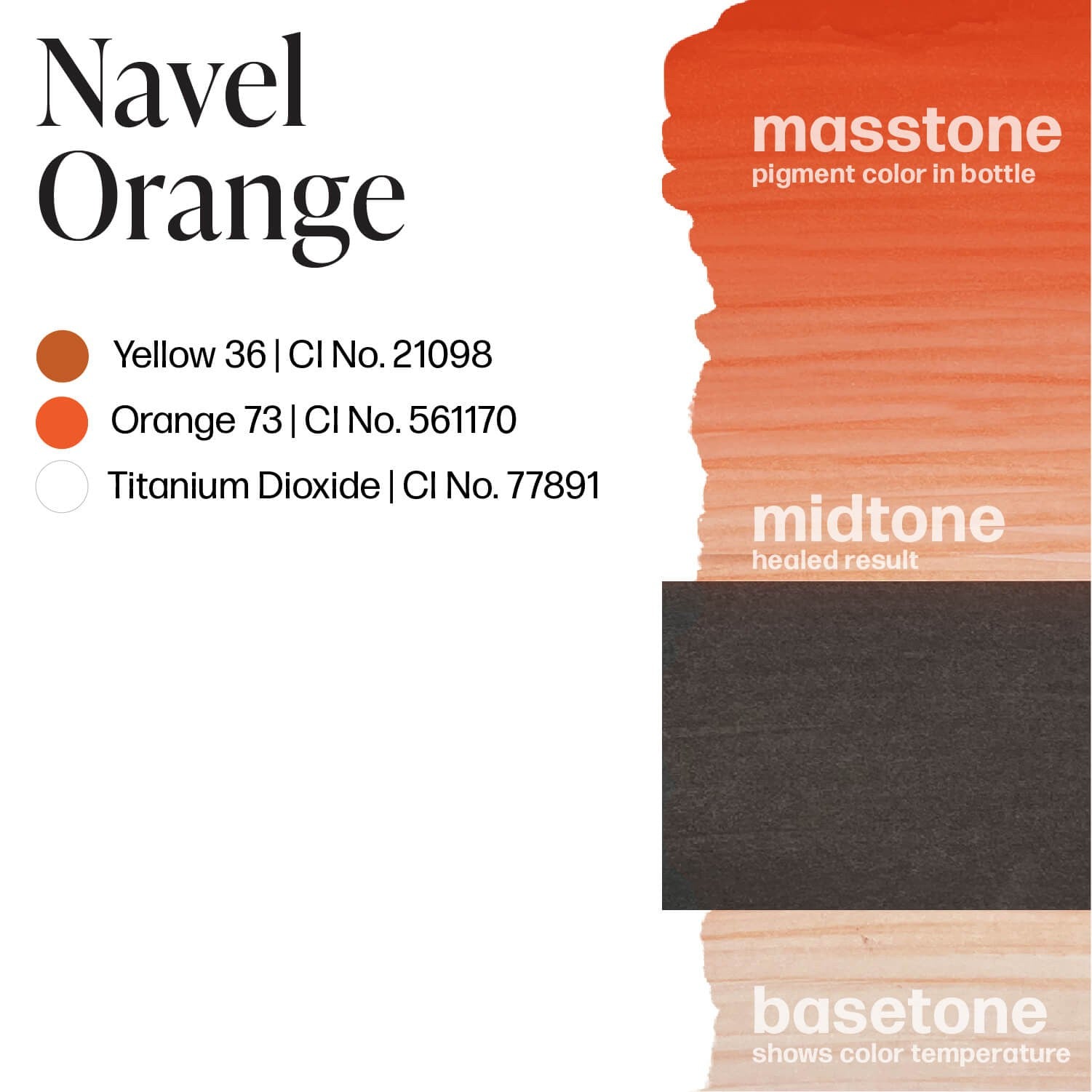 NAVEL ORANGE - Pigment pour maquillage permanent - 15ml